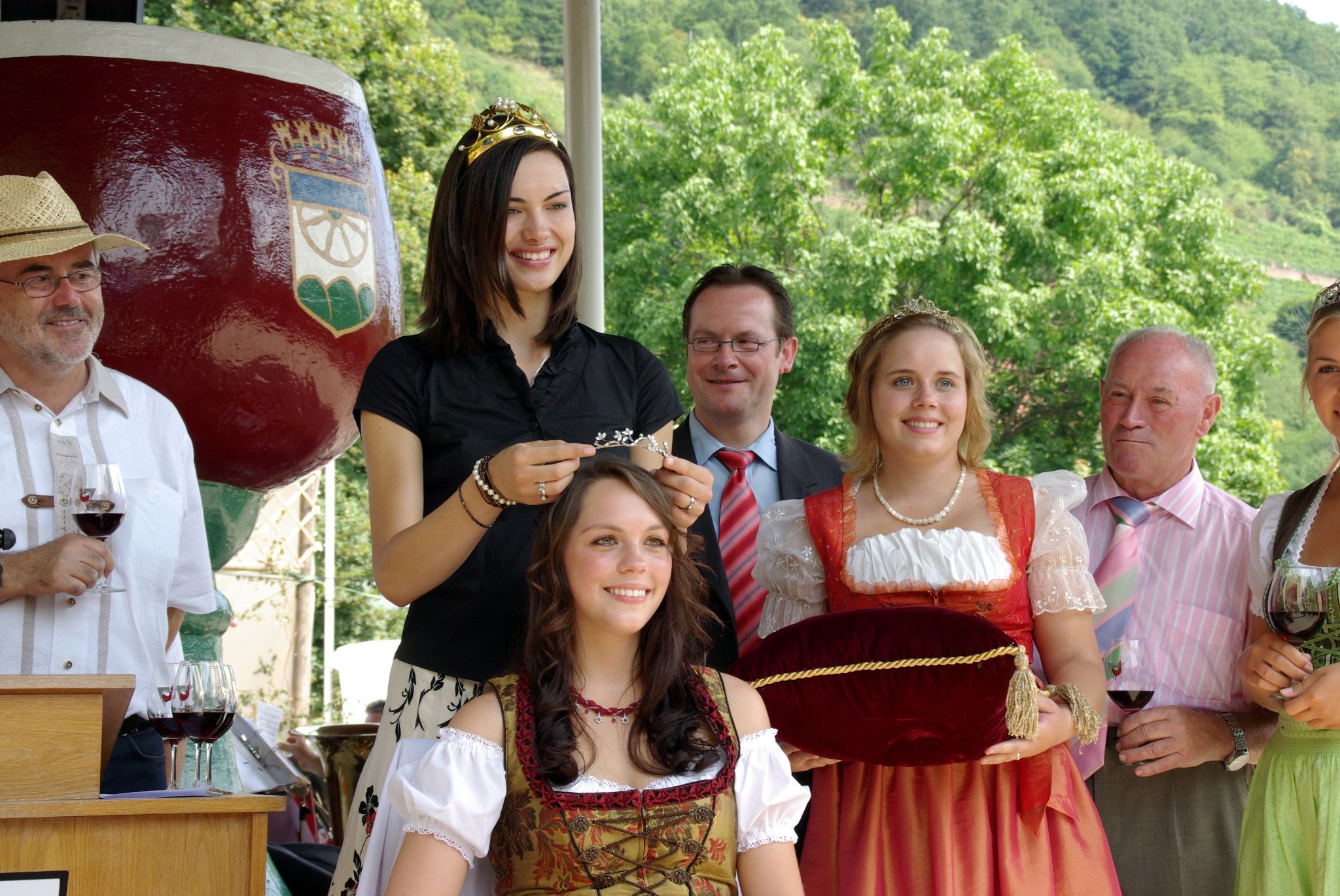 Winzerfesteröffnung und Krönung der Weinprinzessin Kathrin Ühlein