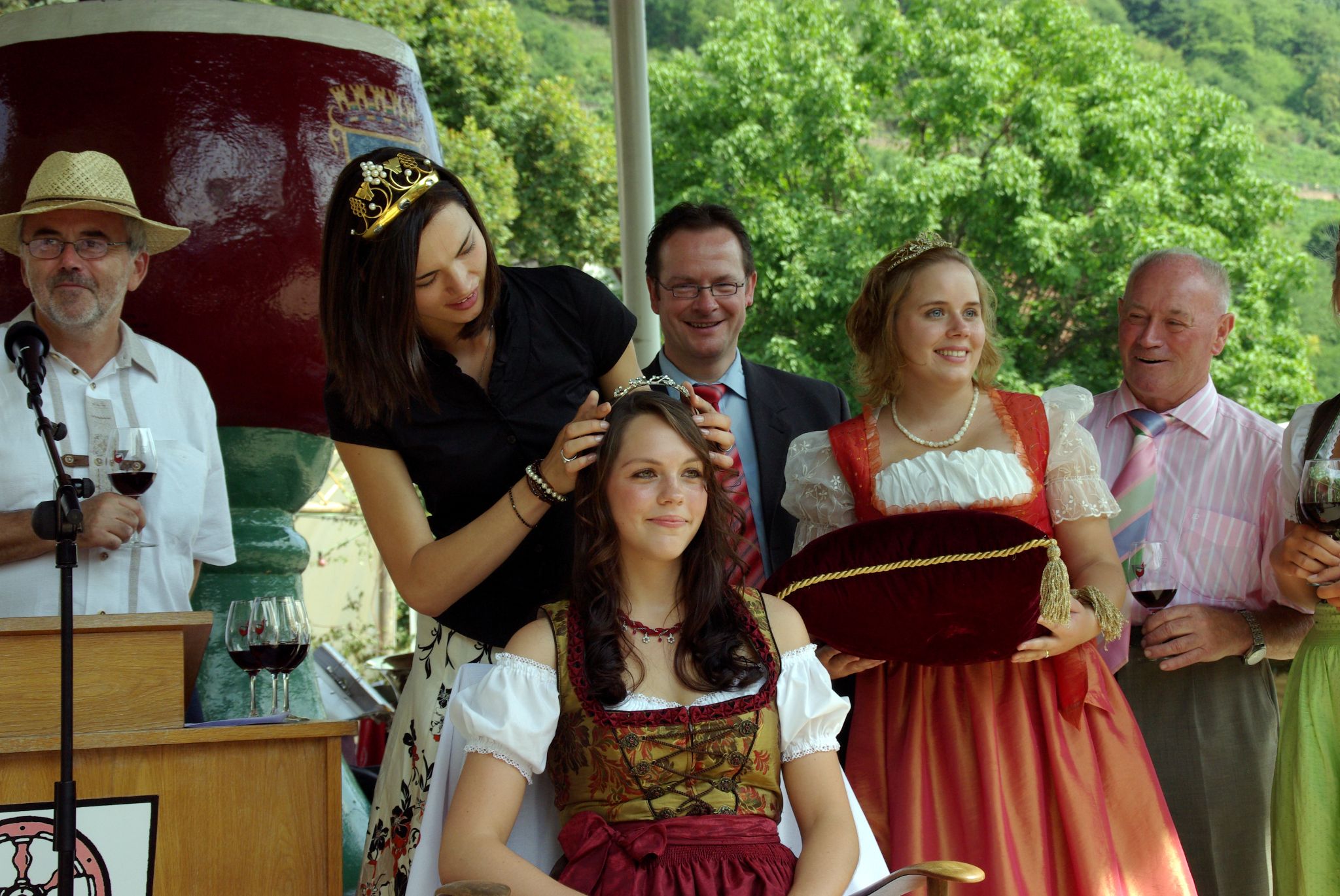 Winzerfesteröffnung und Krönung der Weinprinzessin Kathrin Ühlein