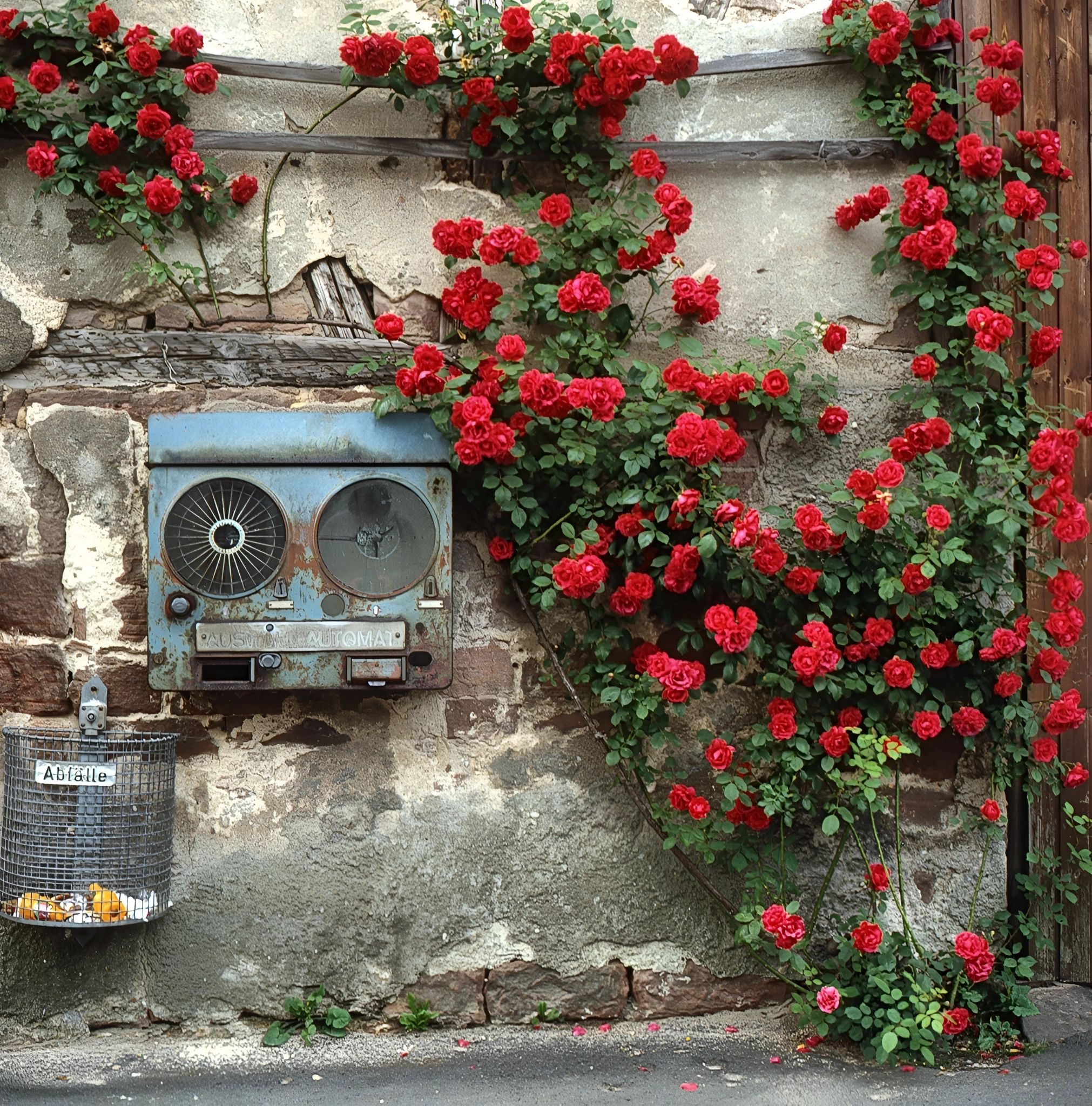 Hauswand-Impression der Langgasse 3