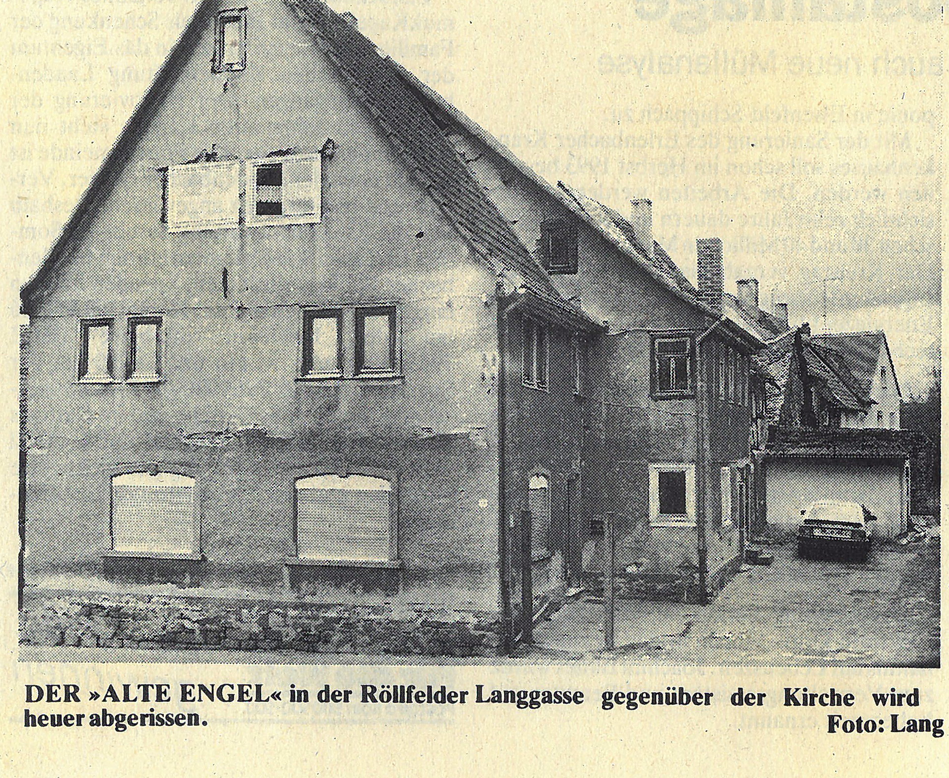 Alter Engel in der Langgasse