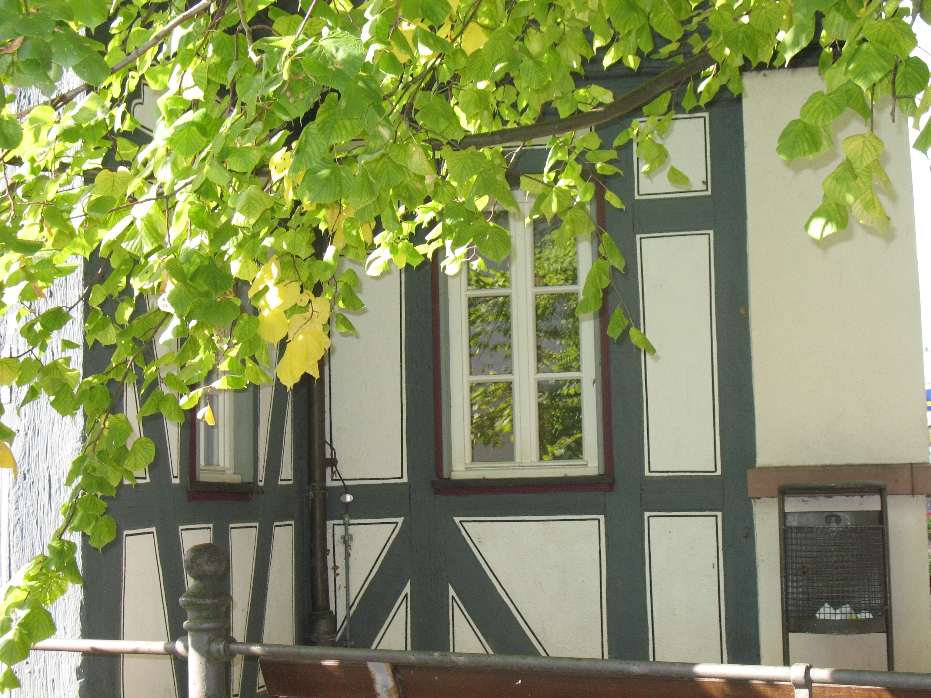 Das Röllfelder Rathaus Detailansicht