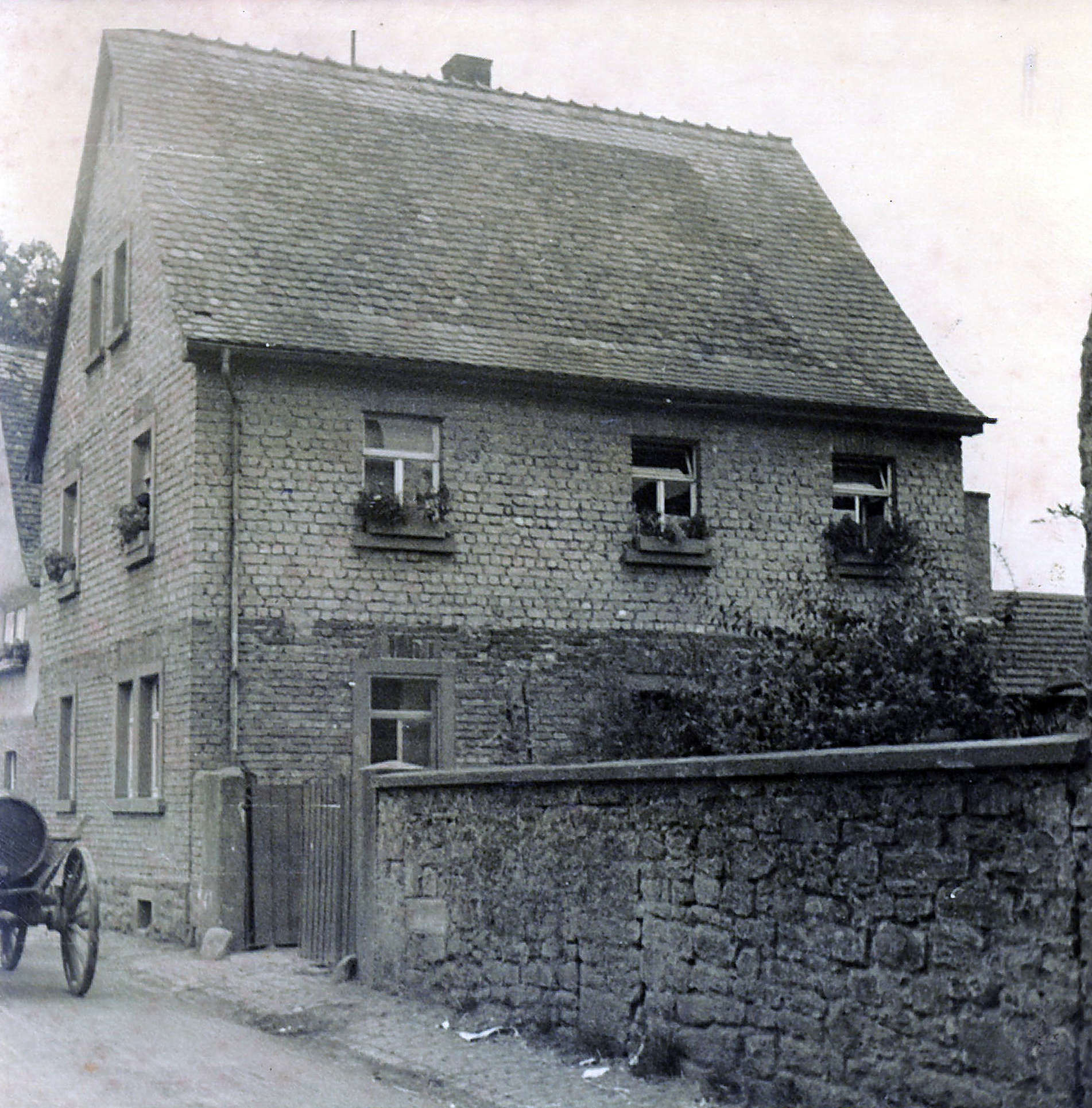 Die Rosenbergstraße 20 um 1955