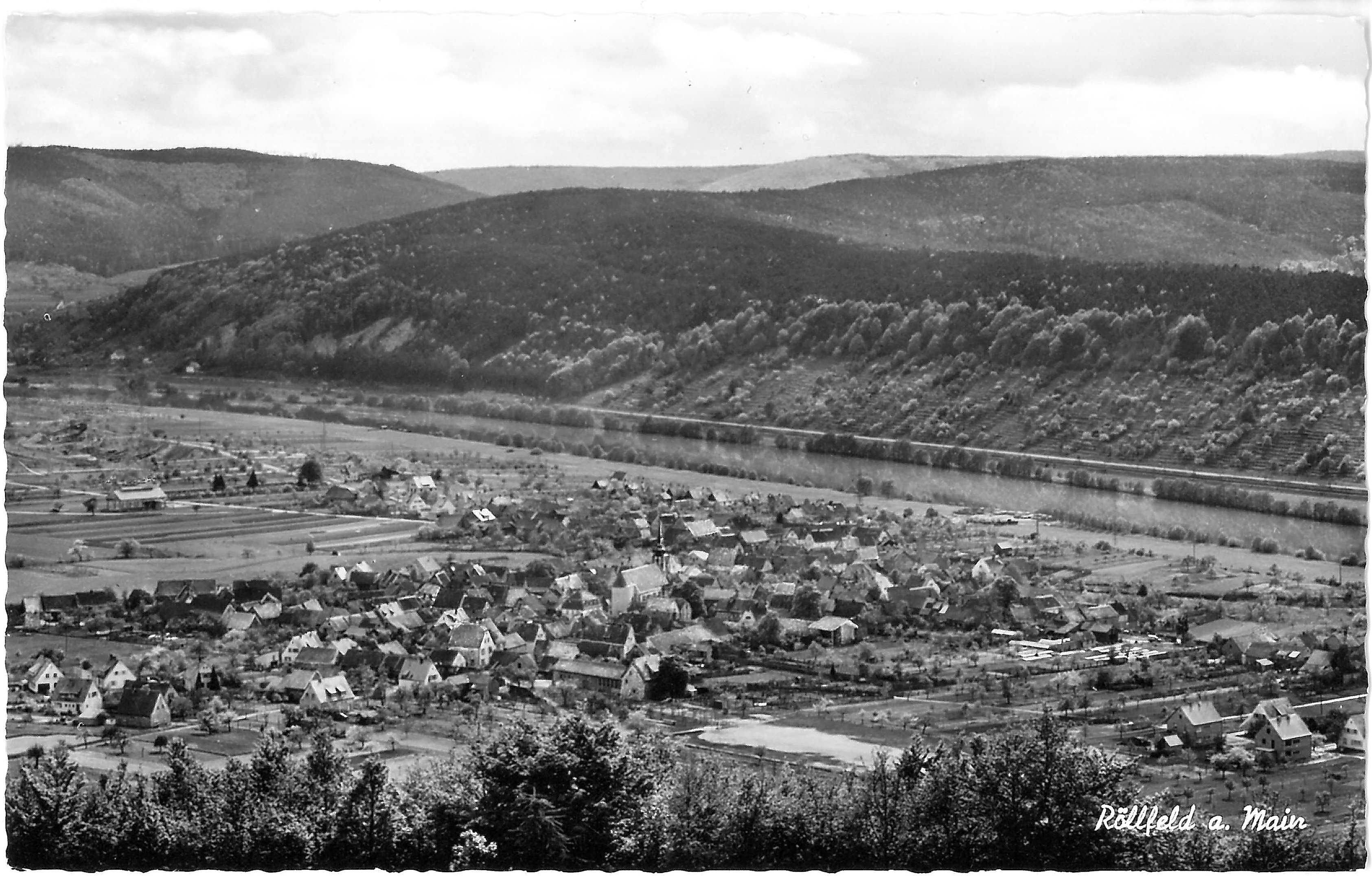 Gesamtansicht von Nordosten um 1950