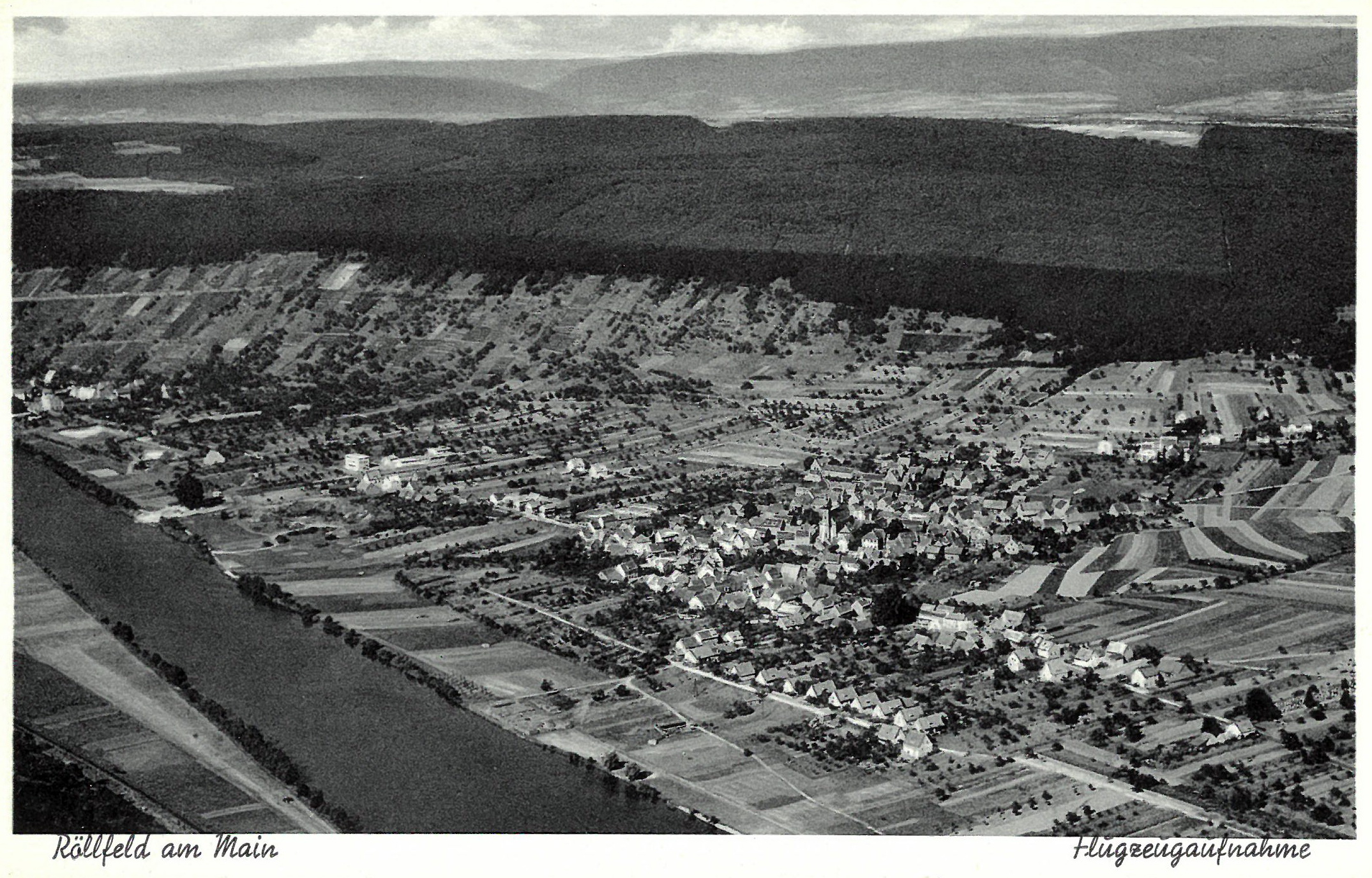 Luftaufnahme von Südwesten um 1950