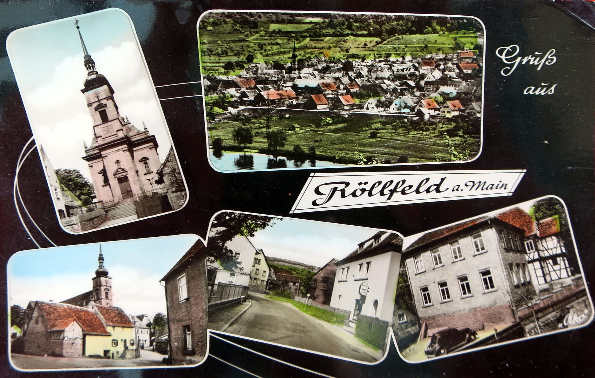Mehrbildansichtskarte Röllfeld um 1964