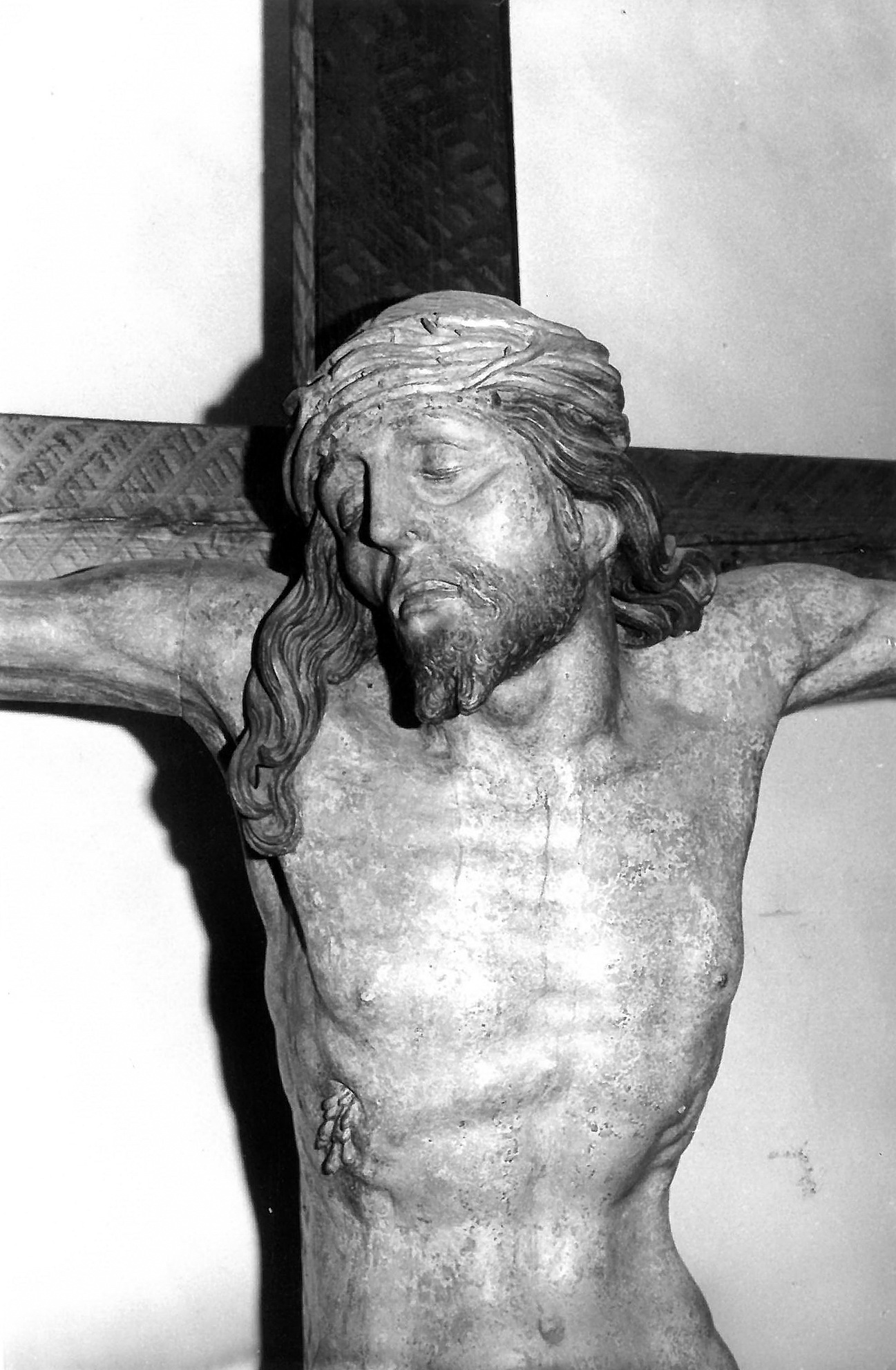 Dieses ausdrucksstarke Kreuz mit Christuskörper stammt aus der Kirche in Grubingen