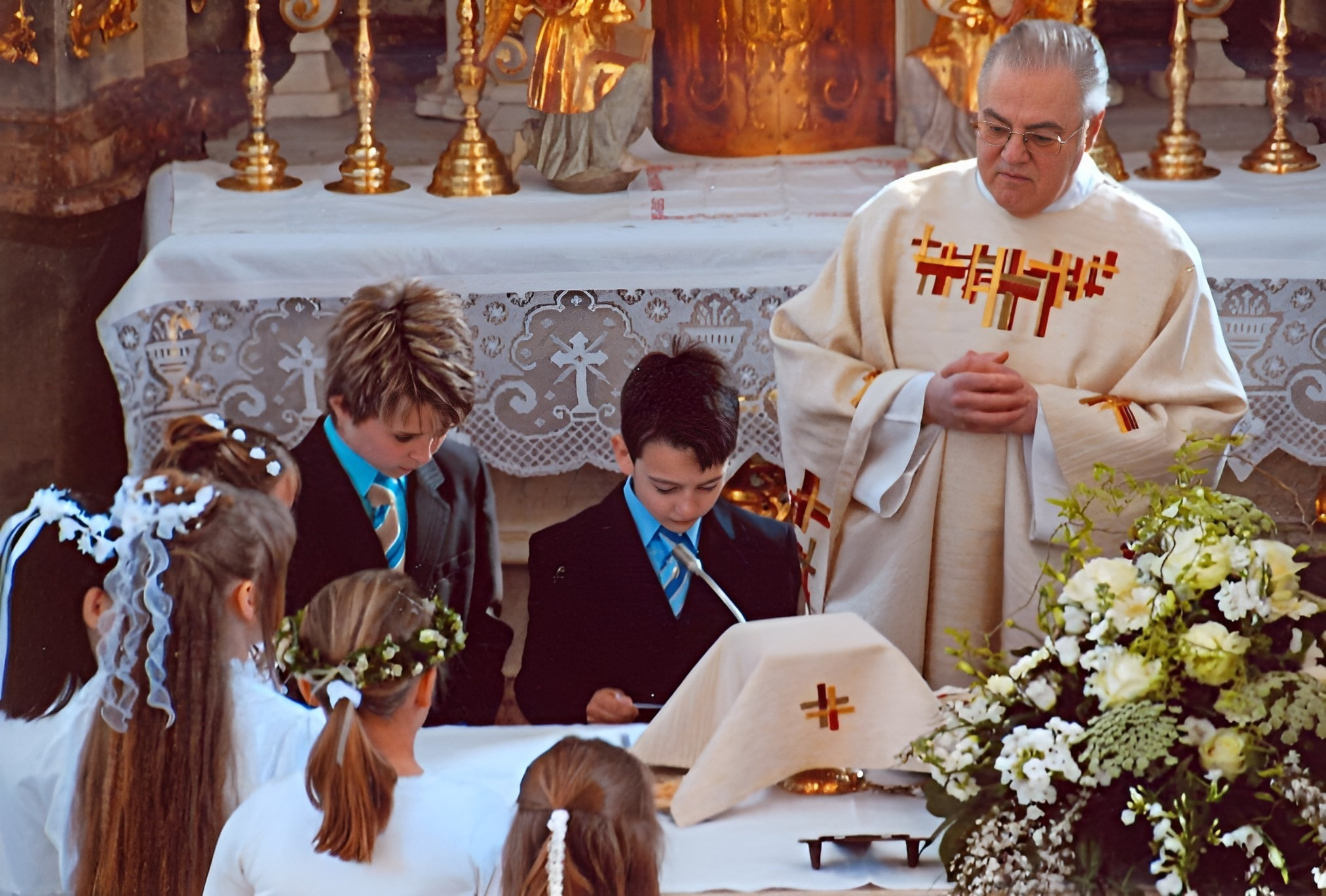 Gruppenfoto Erstkommunion 23