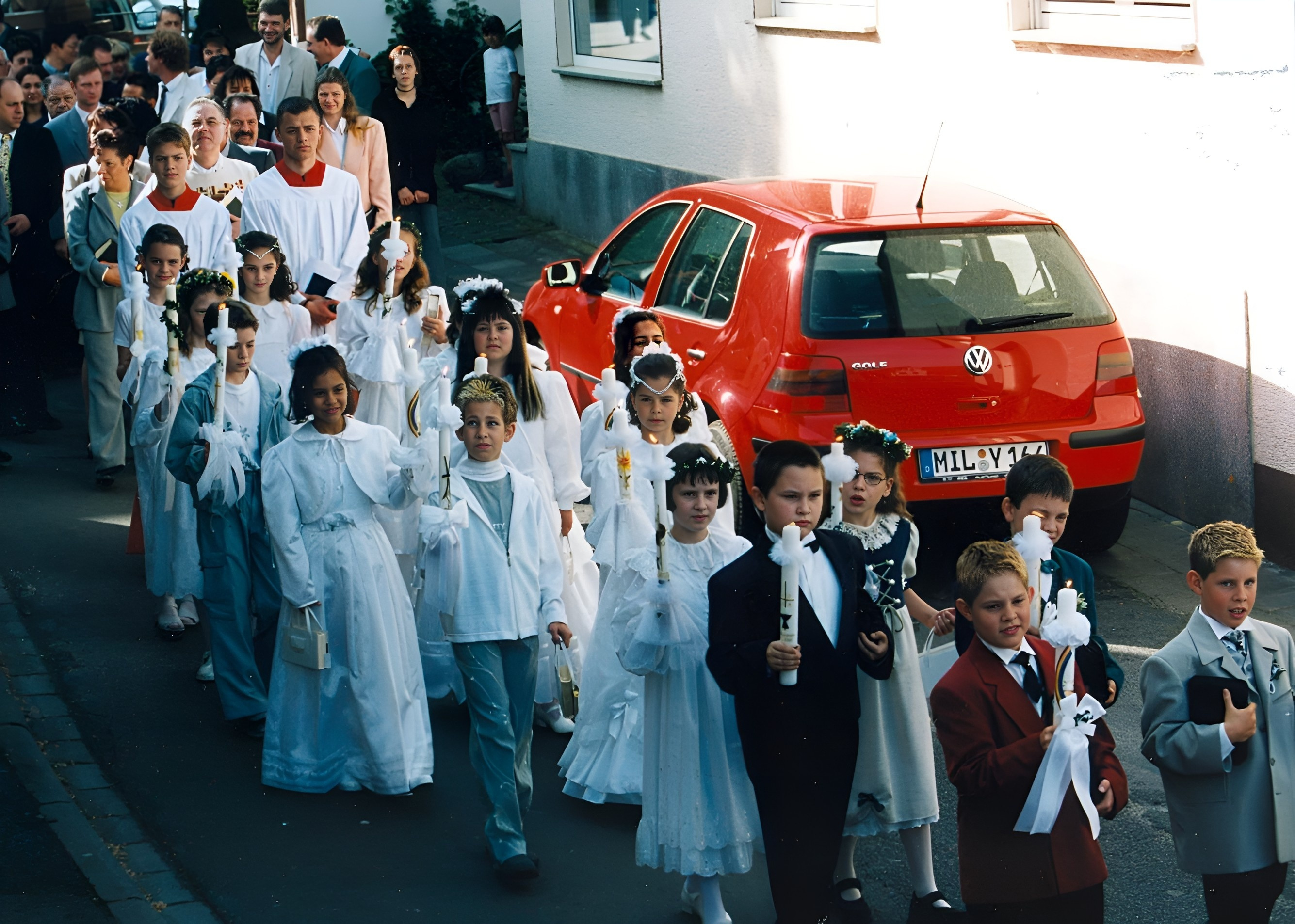 Gruppenfoto Erstkommunion 2000