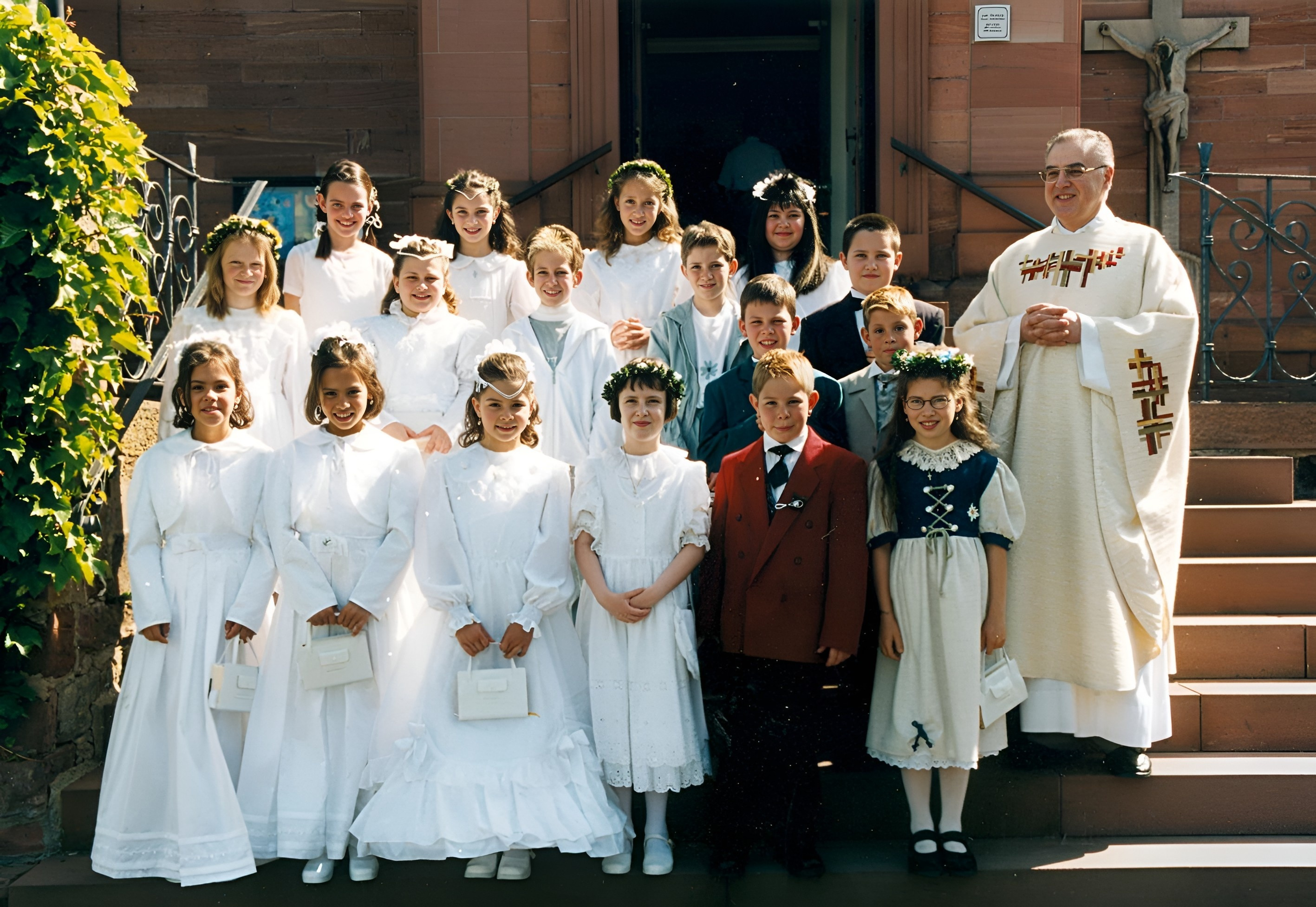 Gruppenfoto Erstkommunion 2000