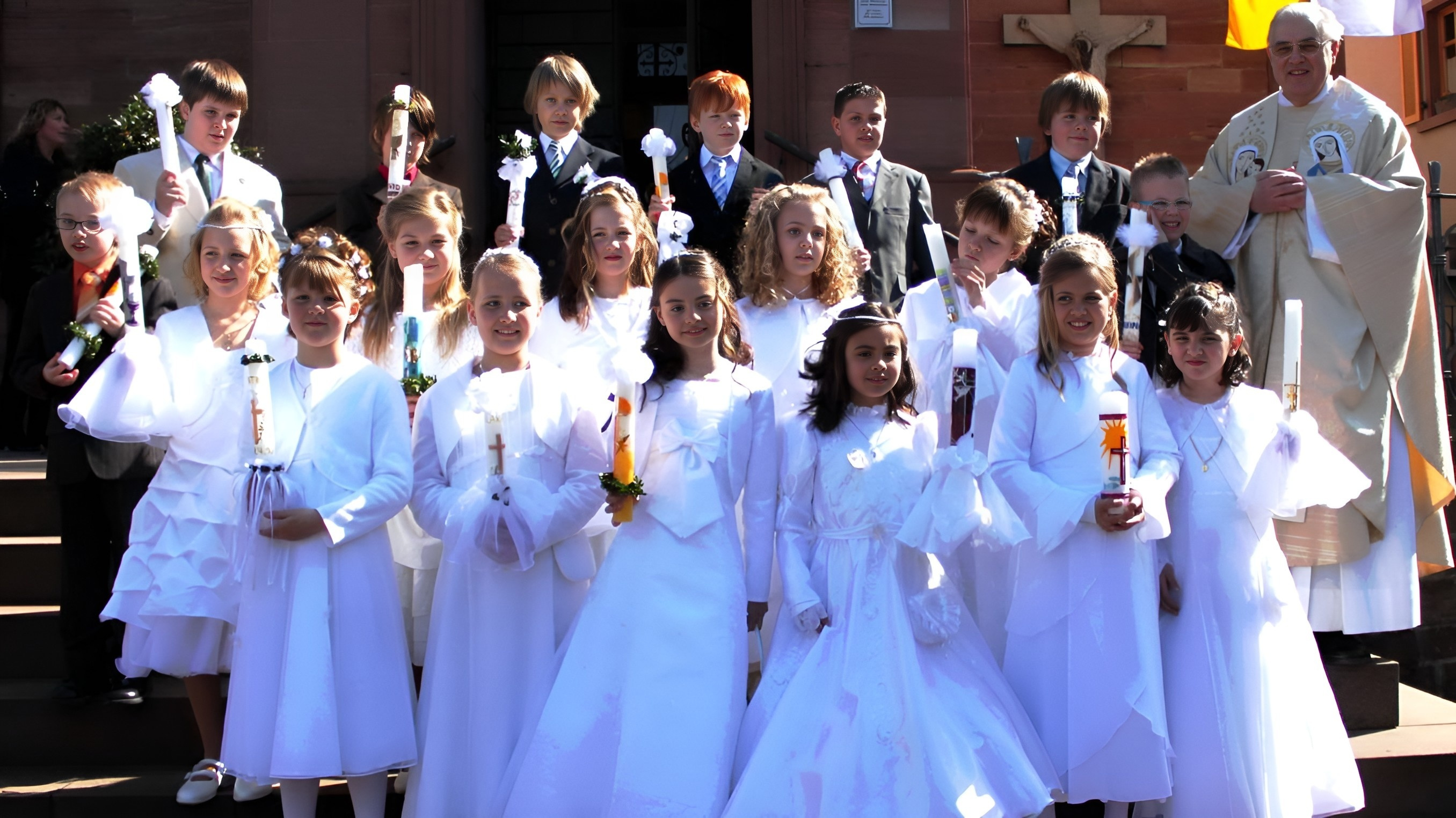 Gruppenfoto Erstkommunion 2010