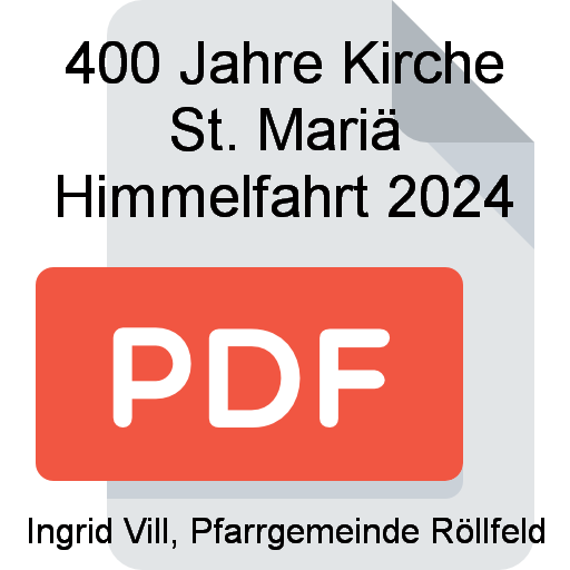 Z Festschrift 400 Jahre Pfarrkirche Roellfeld 2024