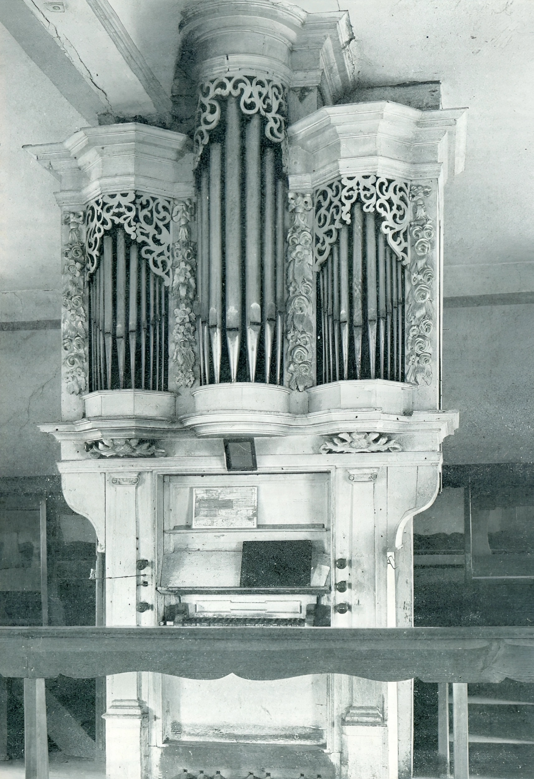 Die Orgel der Pfarrkirche Mariä Himmelfahrt um 1963