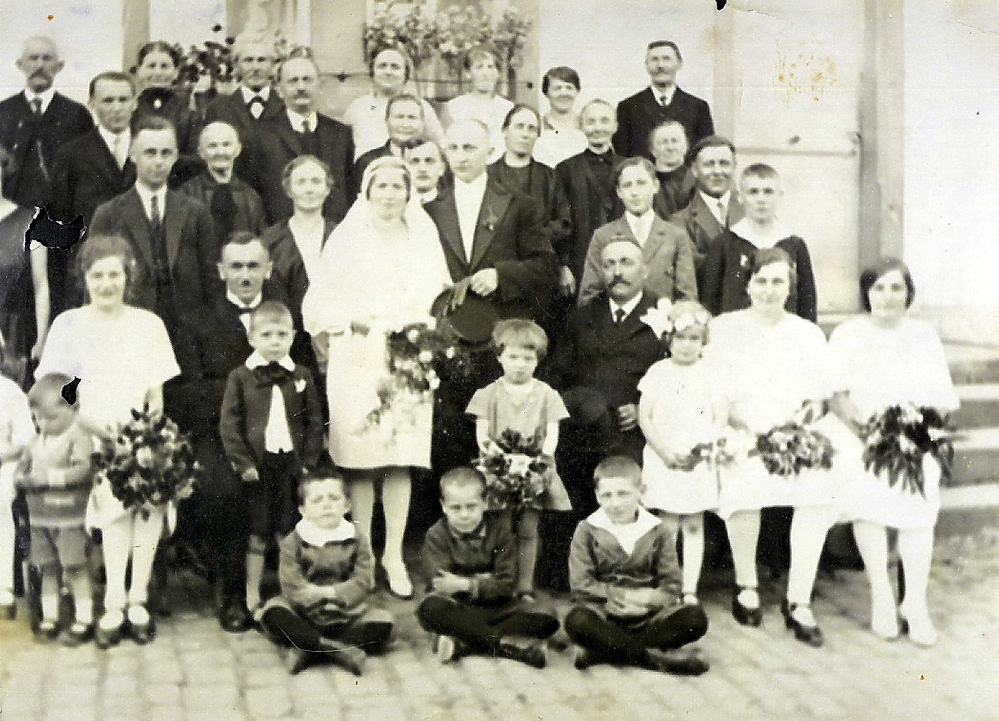 Hochzeitsfoto 1928: Anton und Maria Renz (geb. Lang)
