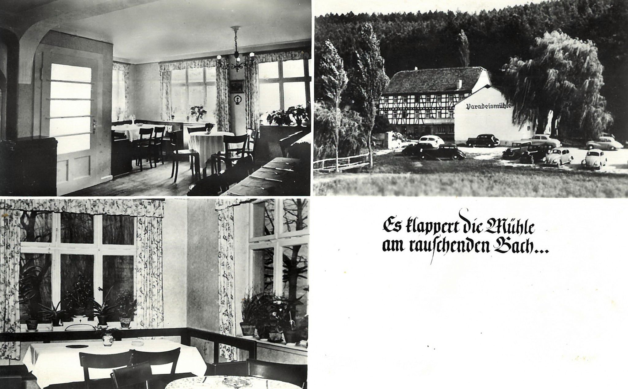 Mehrbild-Ansichtskarte um 1950