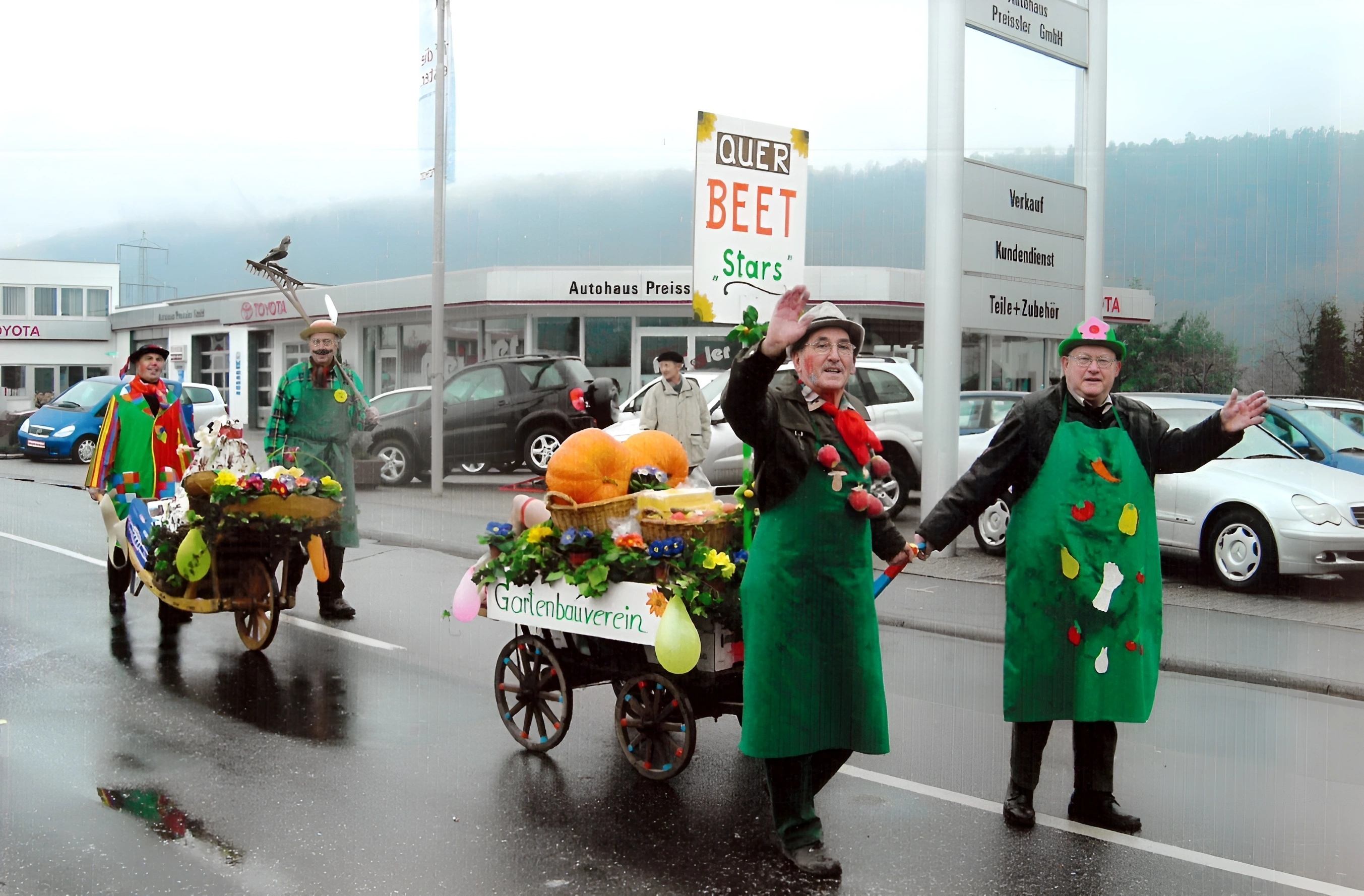 Der Gartenbauverein Röllfeld an Fasching 2004