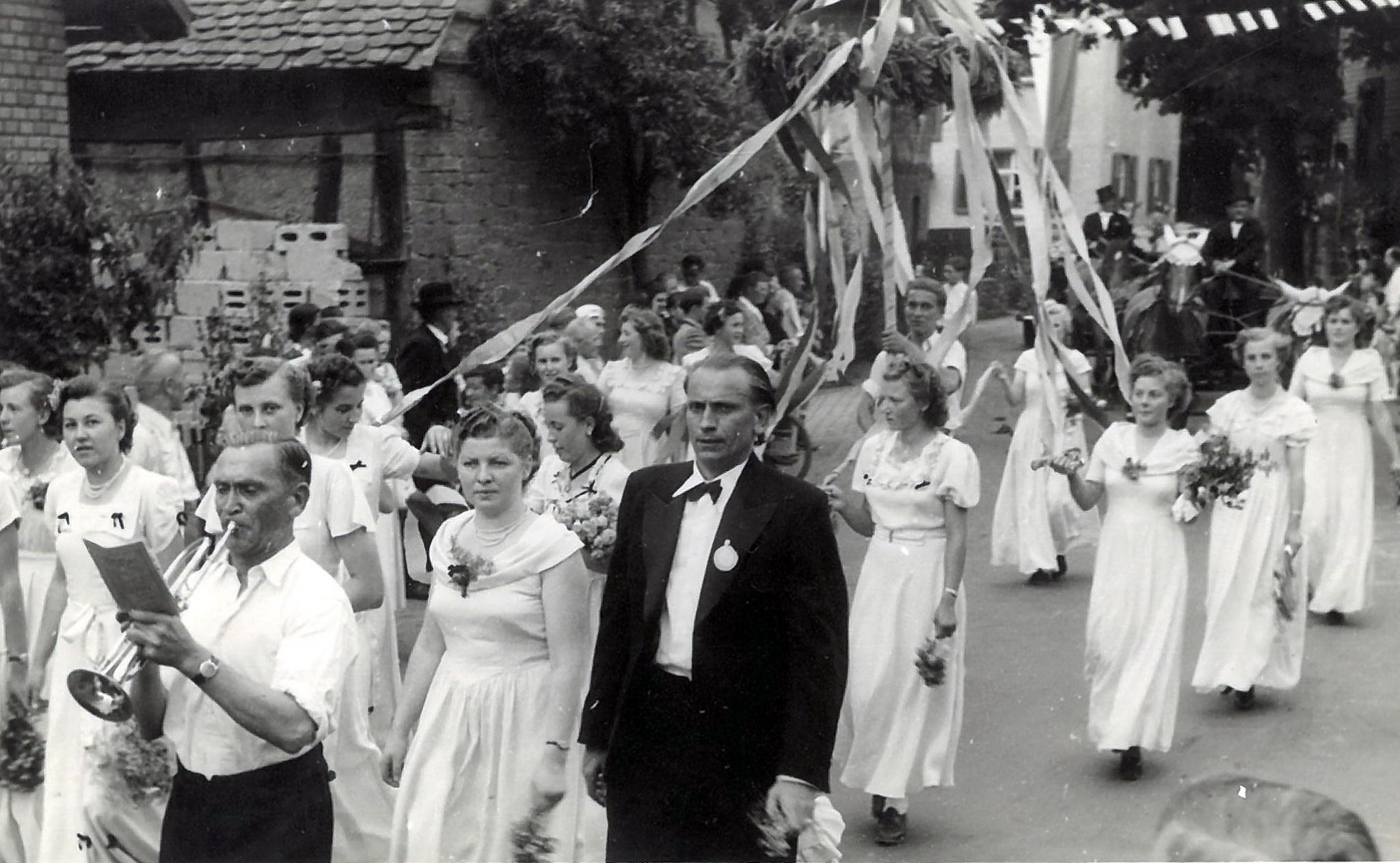 Festzug 1952: 60 Jahre Gesangverein Röllfeld