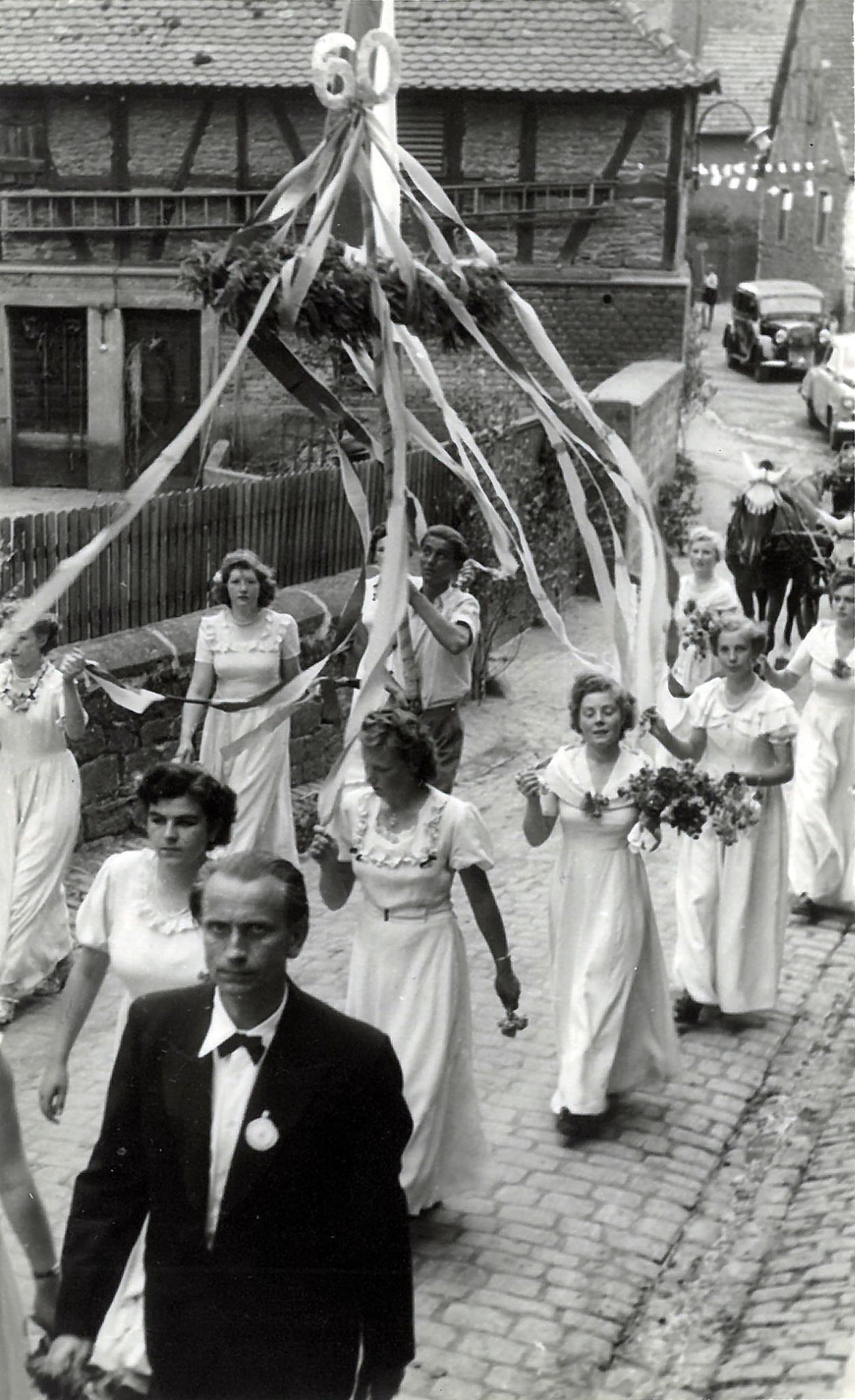 Festzug 1952: 60 Jahre Gesangverein Röllfeld