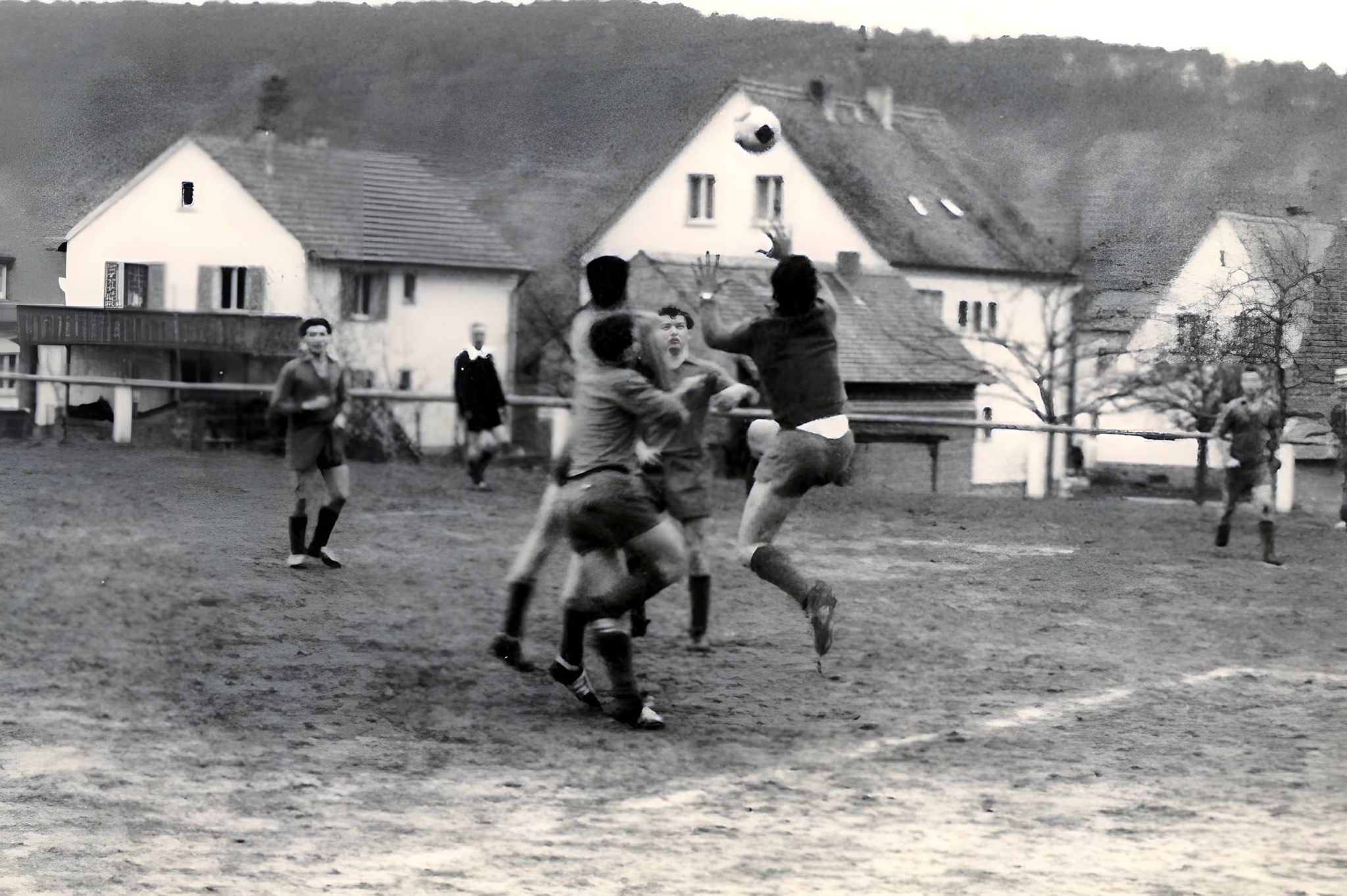 Spielbetrieb in Röllfeld 1972