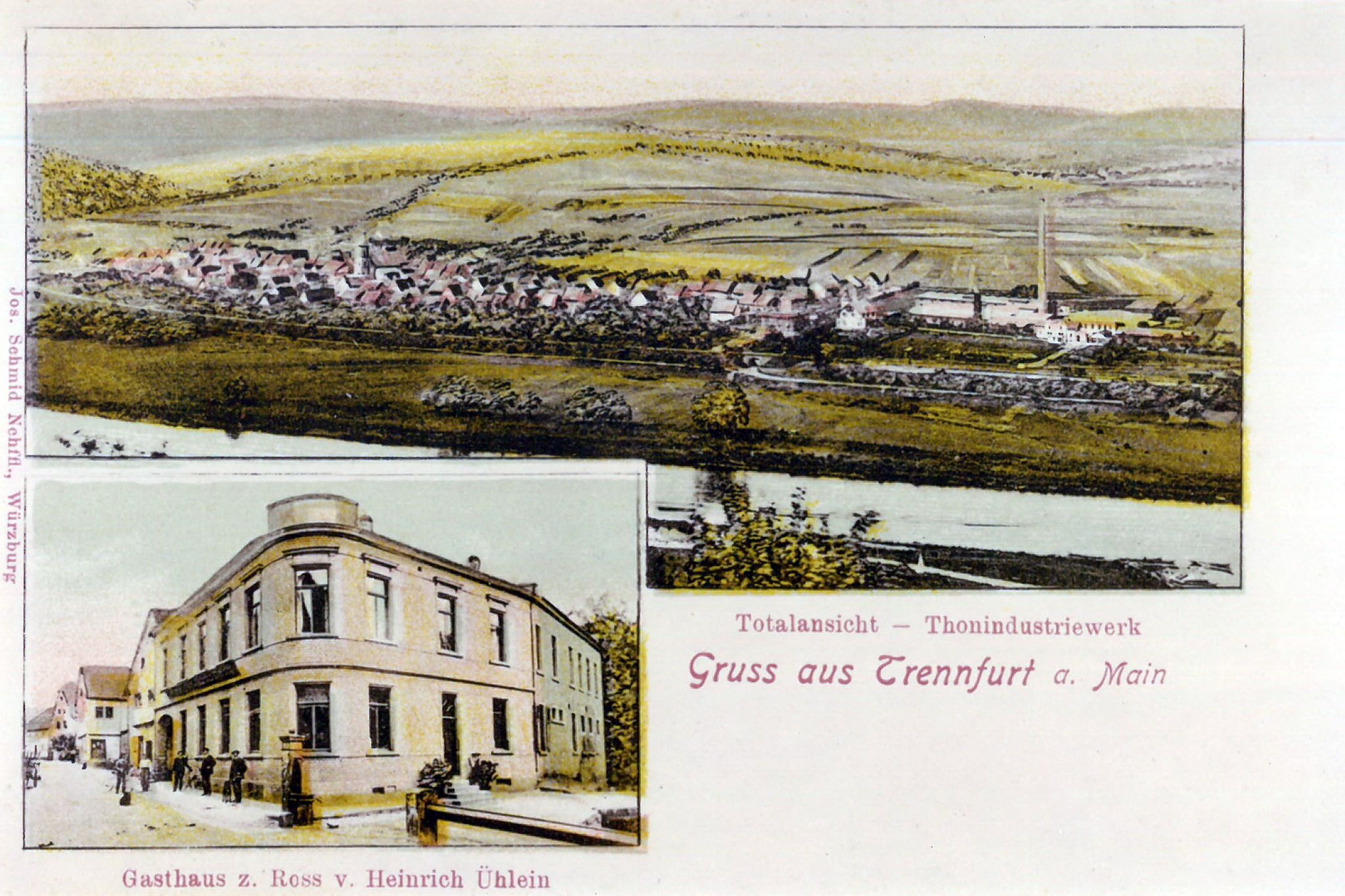 Ansichtskarte Trennfurt mit Gasthaus zum Ross