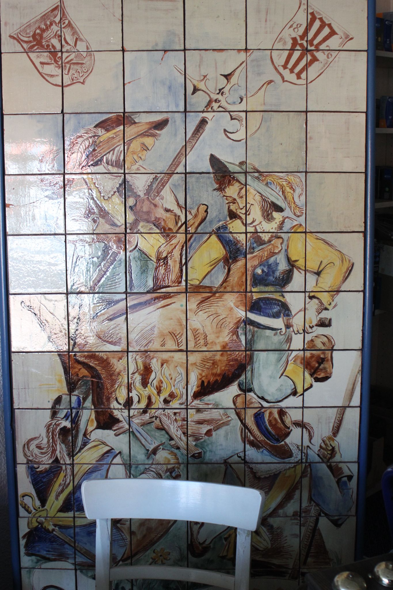 Mosaik des Künstlers Hans König