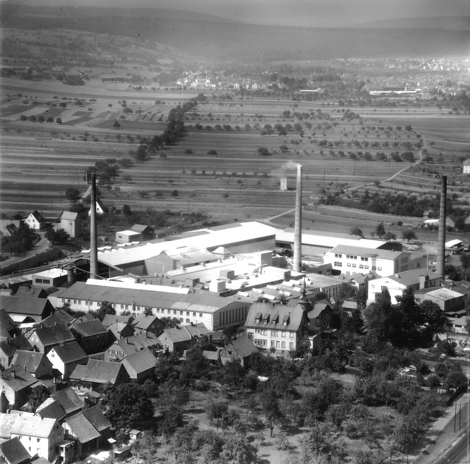 Luftaufnahme der Albertwerke