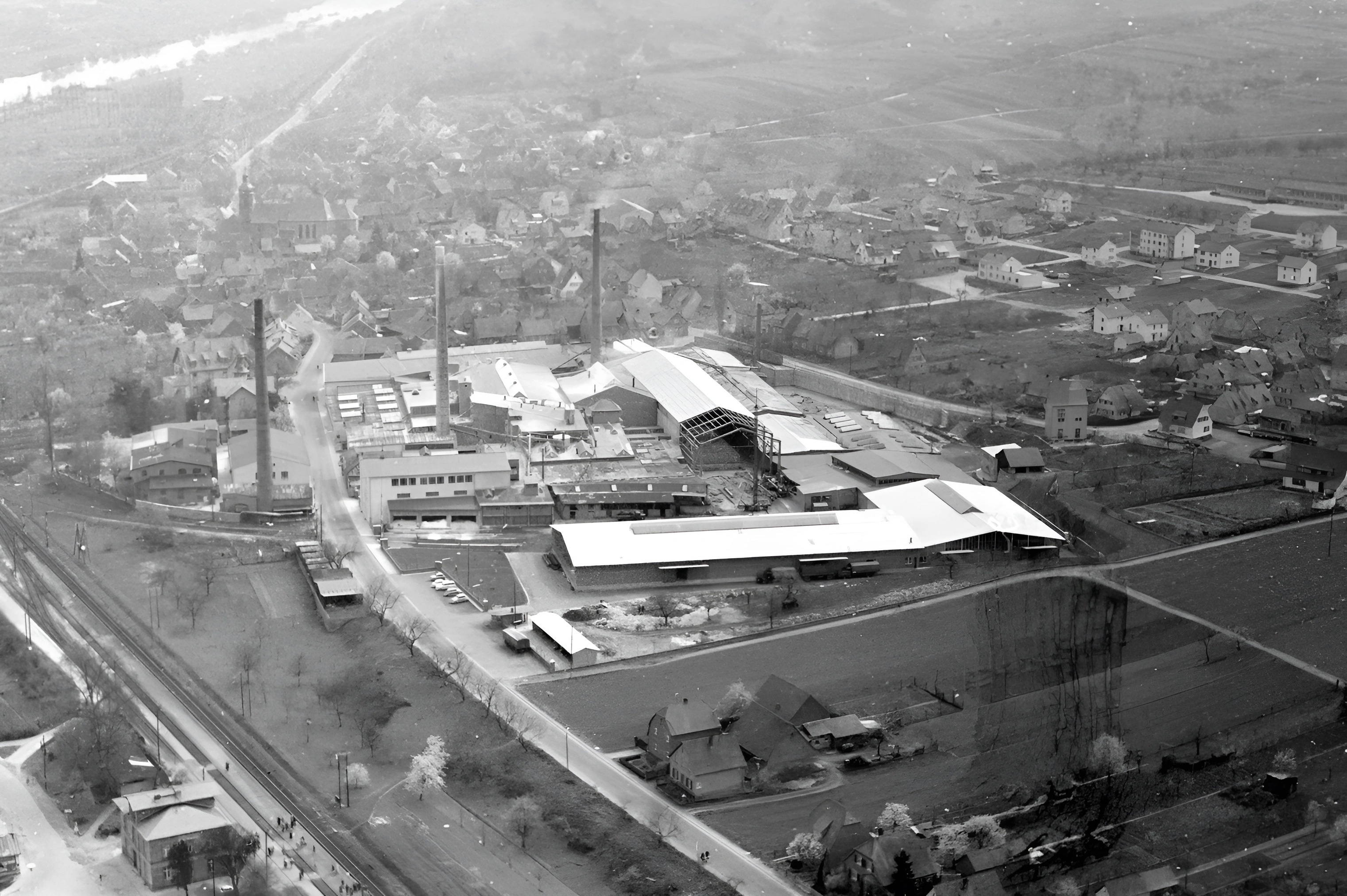 Luftaufnahme der Albertwerke