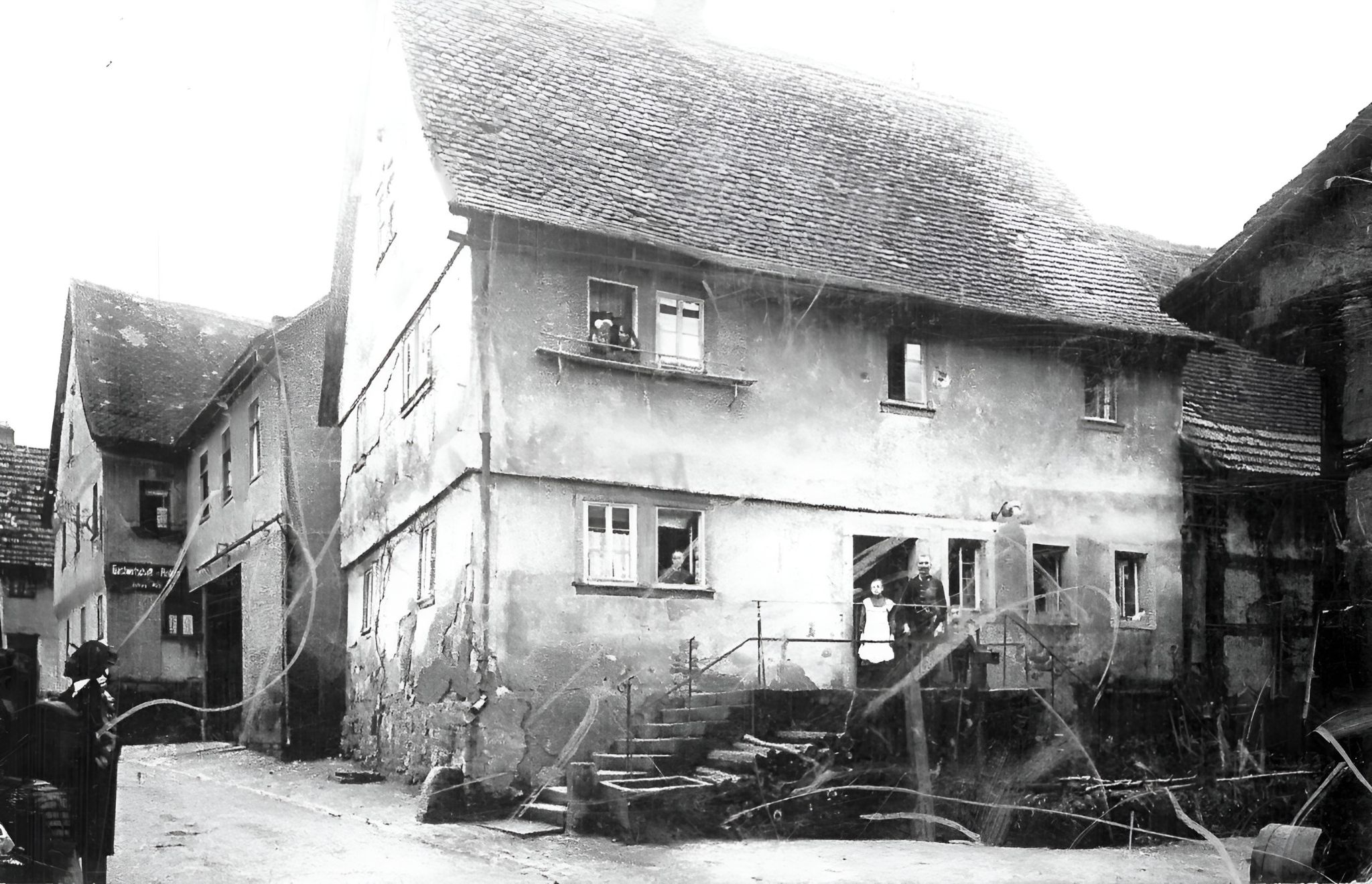 Die Ankergasse 12 (früher Trennfurter Straße 110) um 1923