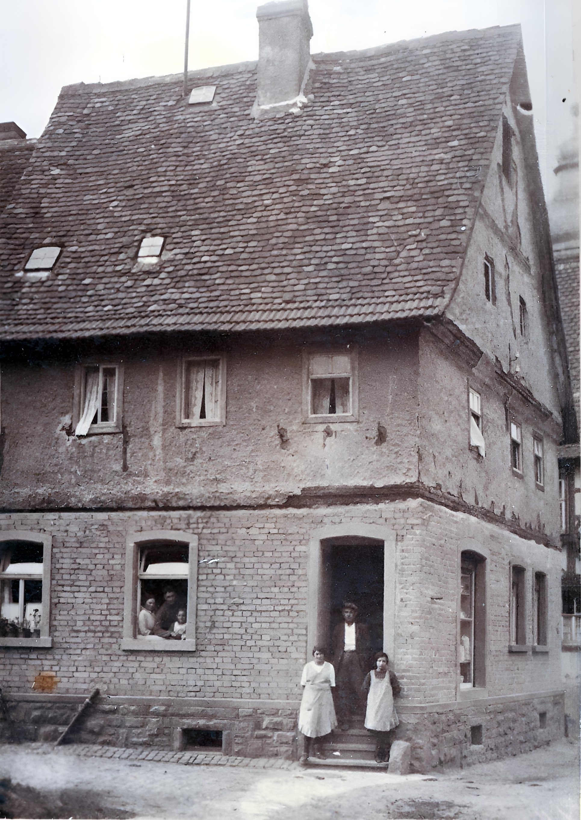 Die Trennfurter Straße 80 im Jahr 1925