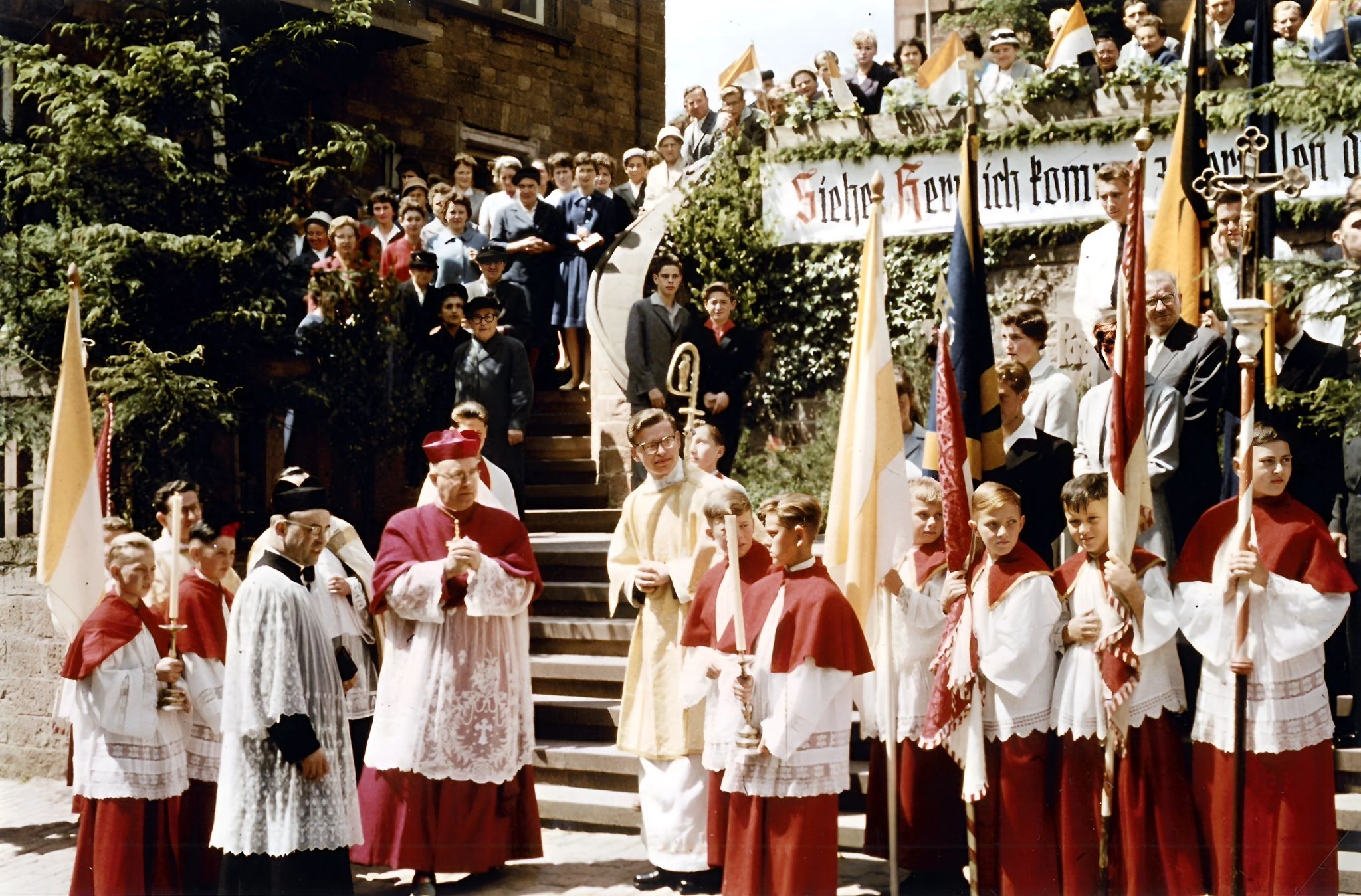 25. Priesterjubiläum Pfarrer Alfred Heckelmann 1956