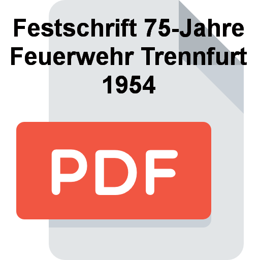 Z Festschrift 75 Jahre Feuerwehr Trennfurt 1954