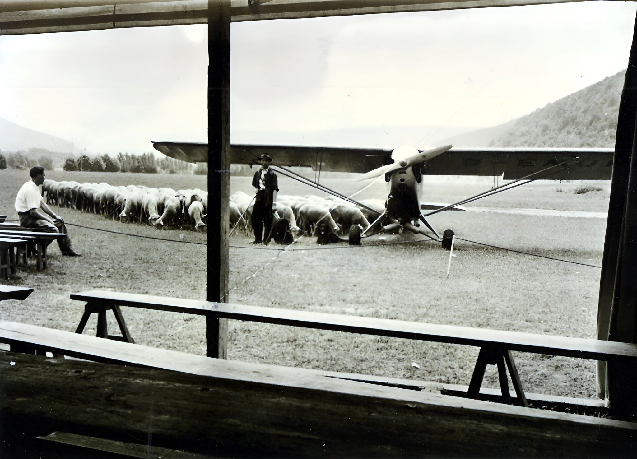Der Flugplatz Trennfurt