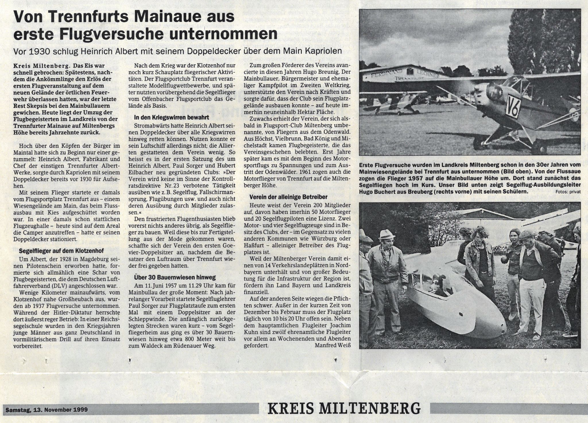 08 Erste Flugversuche 1930 1999