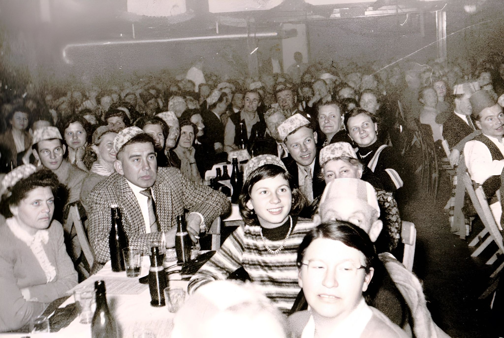 Bei der Sitzung des Trennfurter Türkenclubs (TTC) 1955