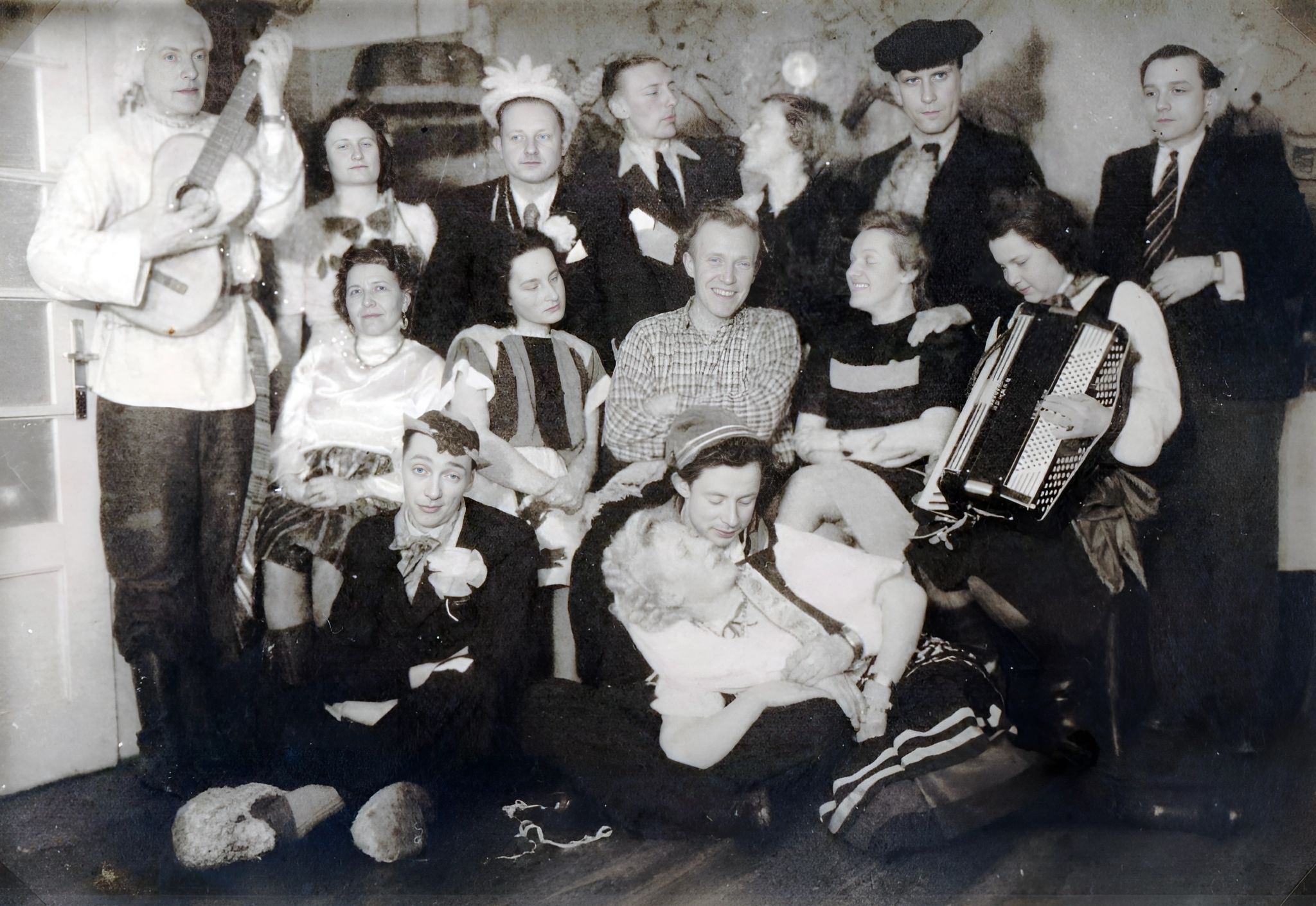 Gruppenfoto "Fasching in Trennfurt" 1959