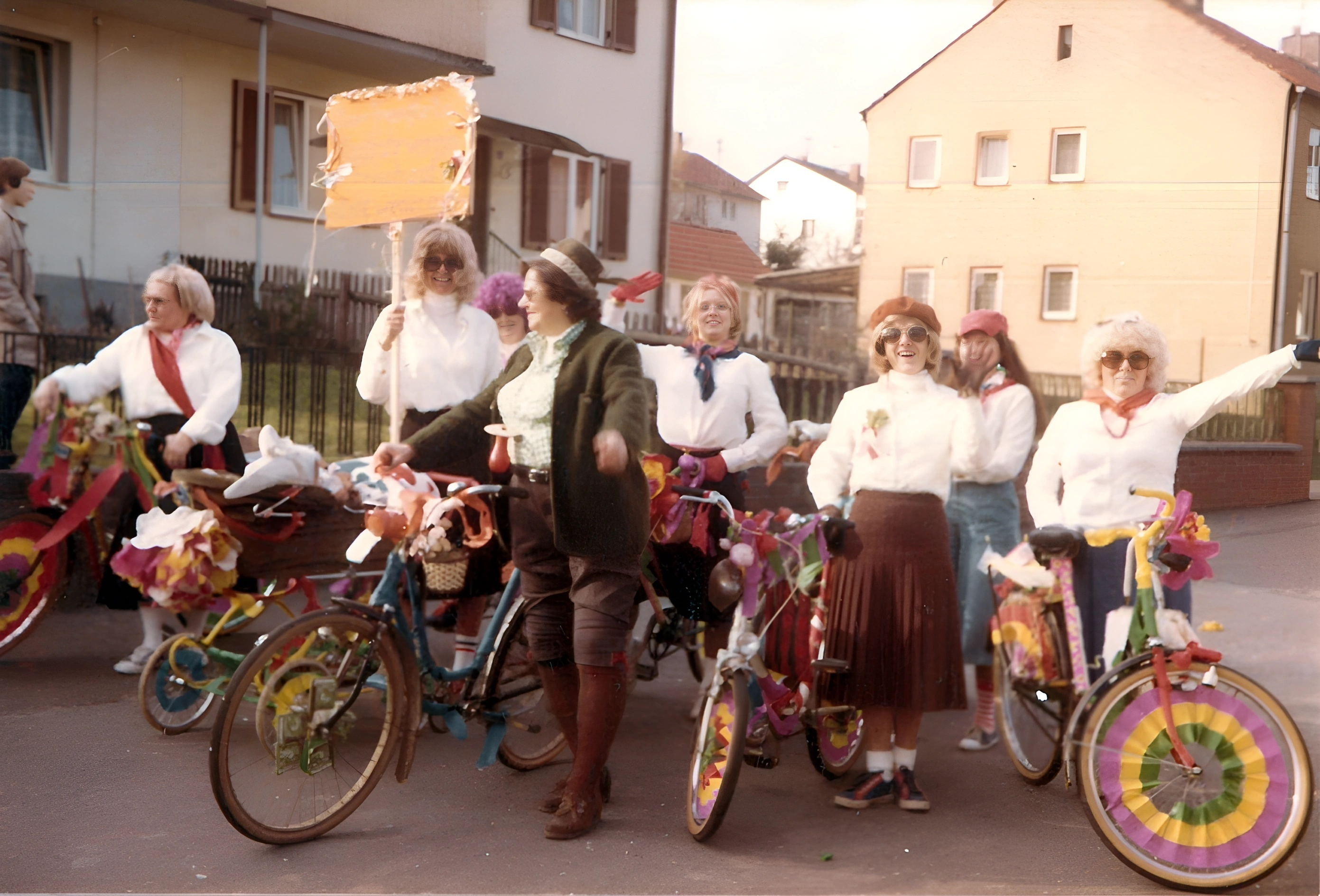 Faschingsumzug TTC 1970er Jahre