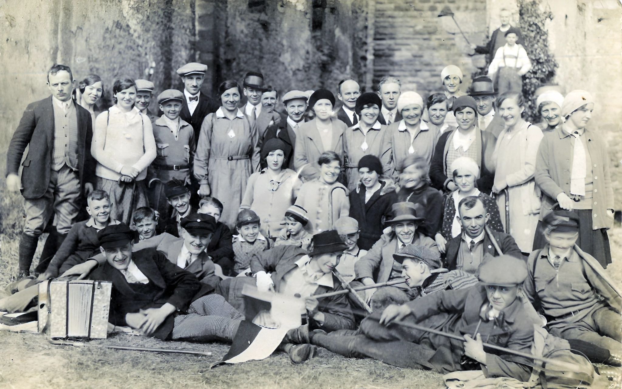 Wandergruppe des Turnvereins Trennfurt um 1930