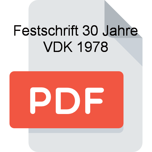 Z Festschrift 30 Jahre VDK 1978
